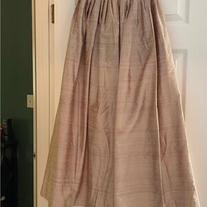 Source Unknown Tan Maxi Skirt